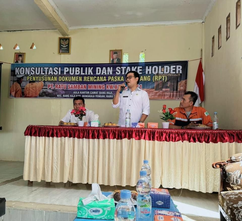 Camat Bang Haji Pimpin Rapat Izin Pertambangan PT RSM