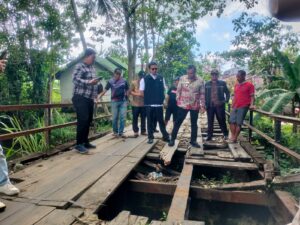 Wabup dan Ketua DPRD Kepahiang Sidak ke Jembatan Sidodadi