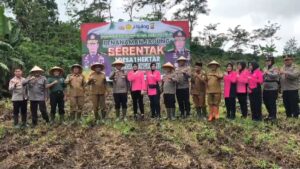 Bersam Polres, Wabup Kepahiang Yang Baru Dilantik Tancap Gas Dukung Pemerintah Pusat