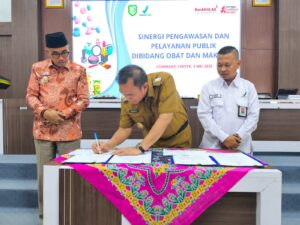 Pemkab Kepahiang Tandatangani PKS Pengawasan Obat dan Makanan Bersama BPOM