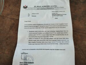 PT.RAA Membuat Aturan Sepihak, Ditolak Keras Seluruh Kades