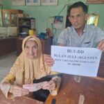 Pemdes Taba Saling, Bagikan BLT- DD Tahap Ke-III Tahun 2025 Kepada 27 KPM