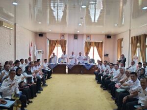 Plt Sekwan Hadiri Evaluasi Kinerja OPD Triwulan III TA 2025