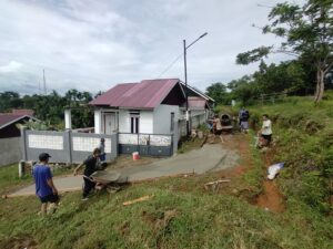 Tidak Tersentuh Pembangunan, Warga Desa Taba Jambu Lakukan Pembangunan Jalan Dengan Cara Swadaya 