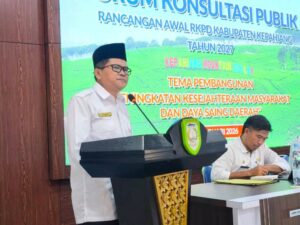 Pemkab Kepahiang Gelar Konsultasi Publik Rancangan Awal RKPD 2027