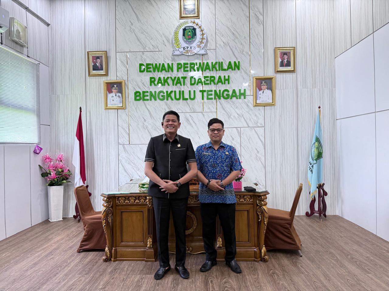 Silaturahmi ke DPRD, BPBD Bengkulu Tengah Sampaikan 5 Poin Penting Soal Penanggulangan Bencana