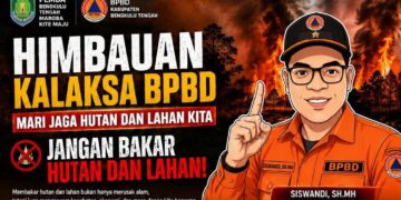 BPBD Bengkulu Tengah Himbau Warga Stop Karhutla: Jangan Bakar Hutan dan Lahan!